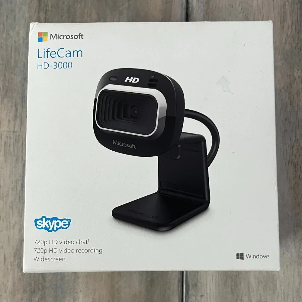 Microsoft LifeCam HD-3000 Webcam Black T3H-00011